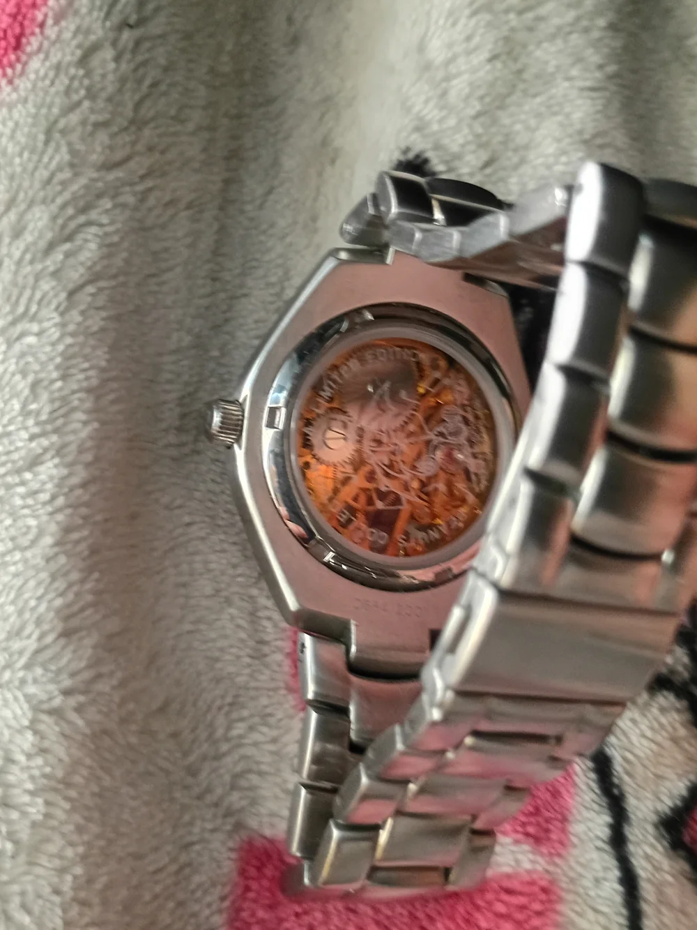 Snoopy Limited Edition Stainless Steel Mechanical Watch - Silver